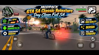 Download lagu SHARING‼️ LATEST GTA SA RETEXTURE DAY CLEAN MODPACK SEPTEMBER 2026 | SUPPORTS ANDROID 15 & 16‼️