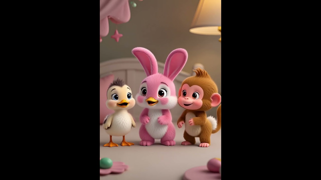 Cute 3D Baby Animals Learn Colors 🌈 | Fun Cartoon for Kids