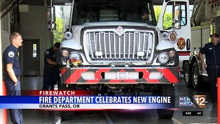 Grants Pass Fire Department celebrates new engine