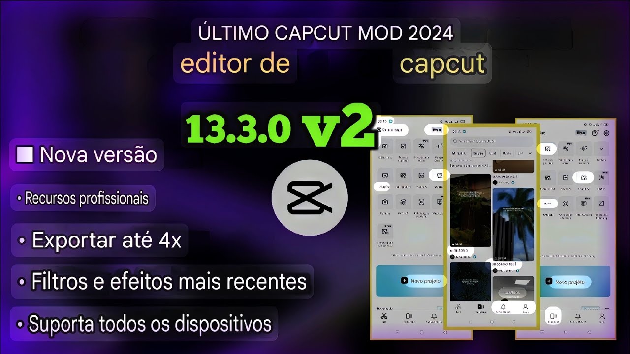 CAPCUT PRO NOVA VERSÃO ATUALIZADO 2024 REVIEW! - YouTube
