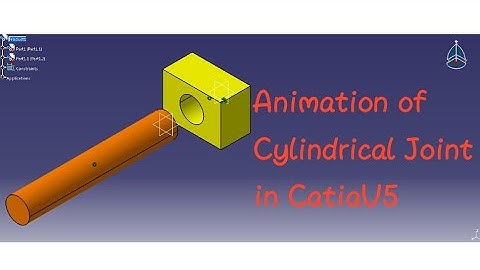 CatiaV5 || Cylindrical joint in catia explained in Hindi || Anand Asawa