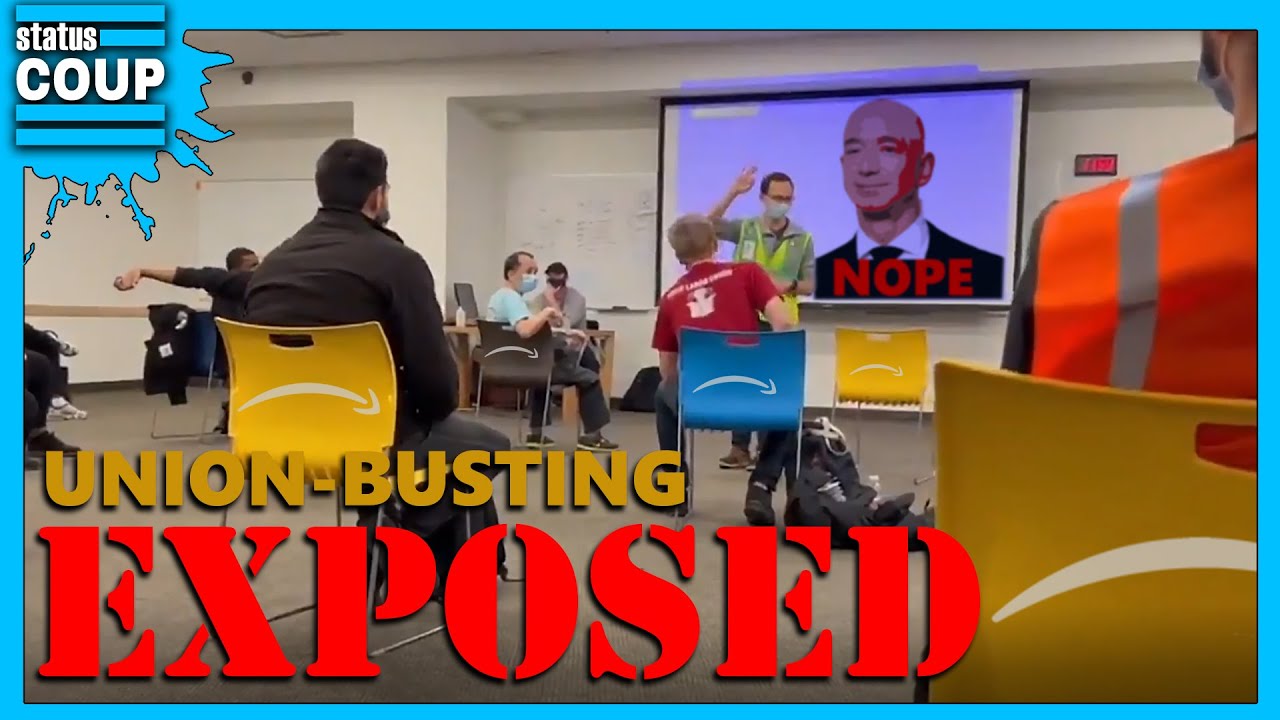 LEAKED Video Exposes Jeff Bezos' Union Busting at Amazon