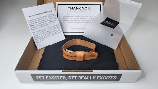 I Listened To Your Comments - Unboxing My First Leather Strap Purchase