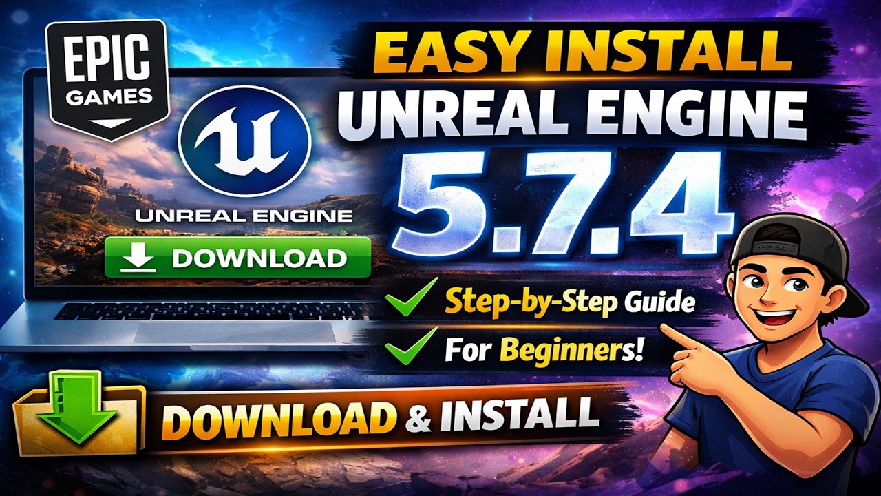 Easy Way to Download & Install Unreal Engine 5.7.4 (Step-by-Step ...