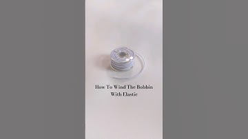 How To Wind The Bobbin With Elastic To Sew Shirring #sewing #sewingforbeginners #sewingtips