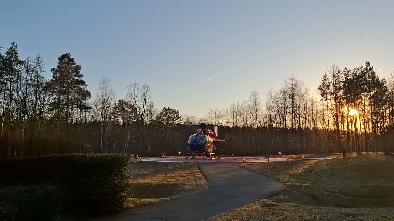 Christoph 85 am SHR Waldklinikum Gera