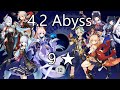 Genshin Impact 4.2. Abyss 9★ F12 | Ayaka / Yoimiya