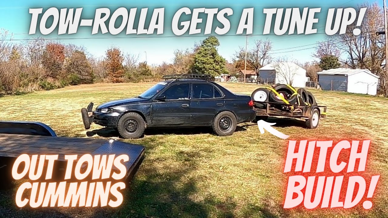 The TOW-ROLLA gets a TUNE UP and HITCH. ((LONG OVER DUE)). She can basically tow anything.