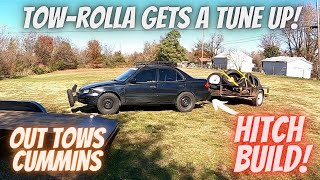 The TOWROLLA gets a TUNE UP and HITCH. ((LONG OVER DUE)). She can basically tow anything.