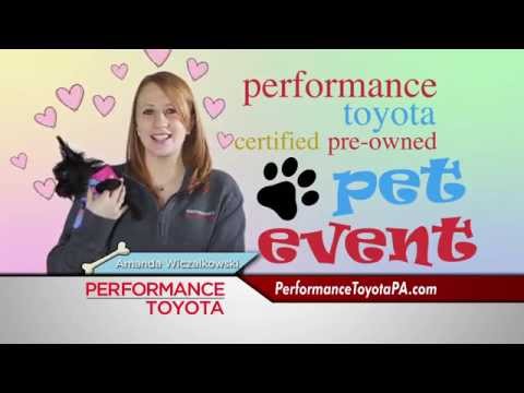 Humane Society Event April 18 at Performance Toyota Scion