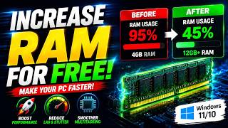 Double Your RAM for FREE! 🔥 Increase RAM on Windows 11/10