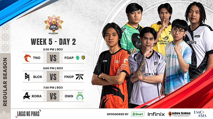 🔴 LIVE | MPL PH S14 | ENGLISH - Week 5 Day 2