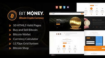 Bit Money - Bitcoin Cryptocurrency HTML Template | Themeforest Website Templates and Themes