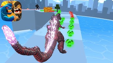 MAX LEVEL in Kaiju Run - All Levels Gameplay Android,ios (Levels 34-37) KRAL55 OO90