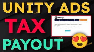 Unity Ads TAX PAYOUT🔥 Unity Ads PAYMENT PROFILE Unity Ads TAX STATUS | Unity Ads TAX VALIDATION