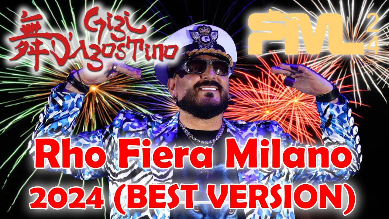 GIGI D'AGOSTINO Live @ Rho fiera Milano (21.06.2024) Near Complete Multi Camera V2