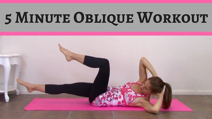 5 Minute Oblique Workout - Your Slim Waist Workout at Home!