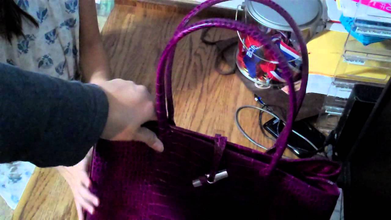 longchamp crocodile tote