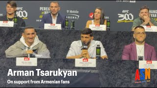UFC 300 Report: Arman Tsarukyan Shrugs Off Brazilian Boos, Has Message For Armenian Fans
