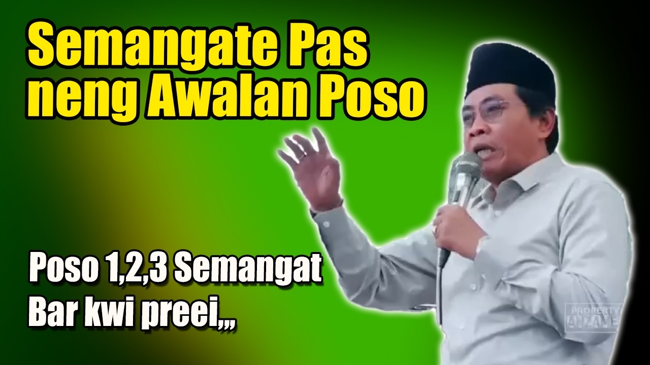 KH Anwar Zahid – Ramadhan Durung Seminggu, Semangate Wes Kendor?