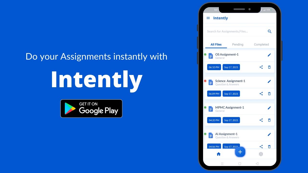 Do your Assignments instantly with Intently|Text to Handwritten Realistic.