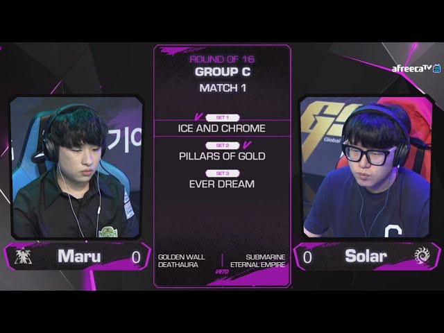 SC S&C1 C&S2 （[2020 GSL S2] Ro.16 Group C Match1 Maru vs