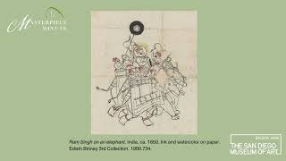 Episode 28: Ram Singh on an elephant
Join the royal procession and discover the meaning of this portrait of Maharao Ram Singh II, Rajput ruler of the Rajasthani kingdom of Kota in modern-day India from 1827 to 1866. Plus, hear the clues Ram Singh on an elephant provides about how paintings were conceived, completed, and copied at court.
Website | SDMArt.org
Instagram | instagram.com/sandiegomuseumofart/
Facebook | facebook.com/TheSanDiegoMuseumOfArt/
Twitter | twitter.com/SDMA Episode 28: Ram Singh on an elephant