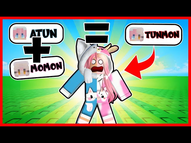 CRAFTING ATUN & MOMON JADI BERSATU !! Feat @sapipurba Roblox class=