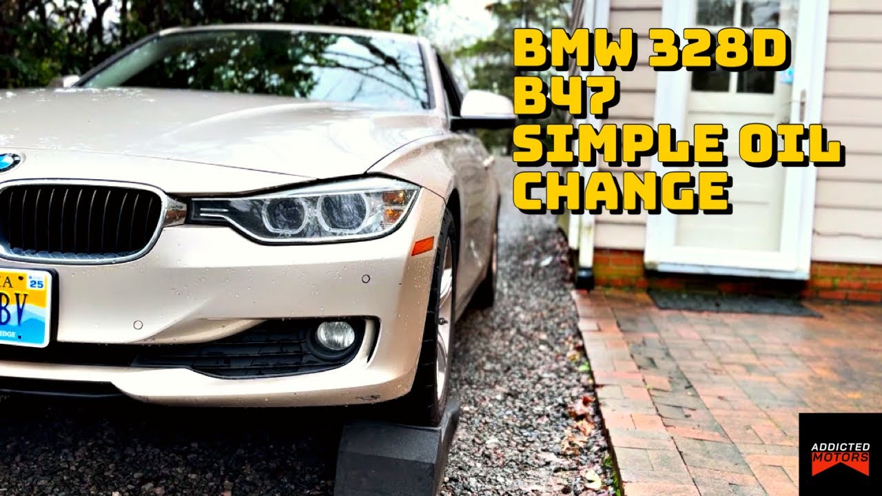 2014 BMW 328d - B47 DIY Diesel Oil Change | Crazy Long Intervals On ...