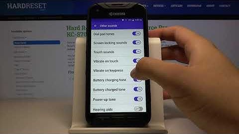 How to Open Vibration Settings in Kyocera DuraForce Pro - Manage Vibrations