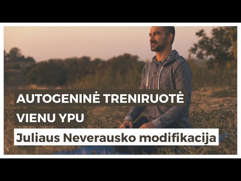 Video: Autogeninė Treniruotė: Mankšta