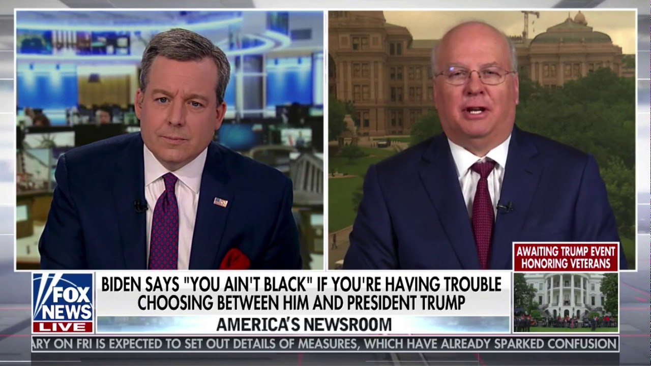 Karl Rove joins Fox News to discuss #YouAintBlack comments from Joe ...