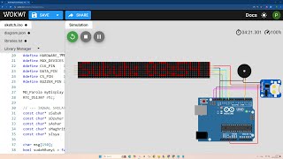 TUTORIAL ON MAKING A DOT MATRIX PRAYER TIME CLOCK WITH THE WOKWI SIMULATOR #wokwi #arduino