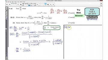 AQA Core 3 Jan 2013 Q3