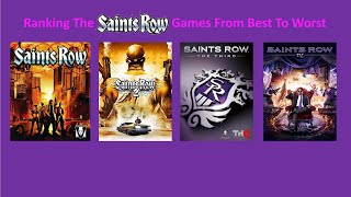 Ranking The Saints Row Games From Best To Worst