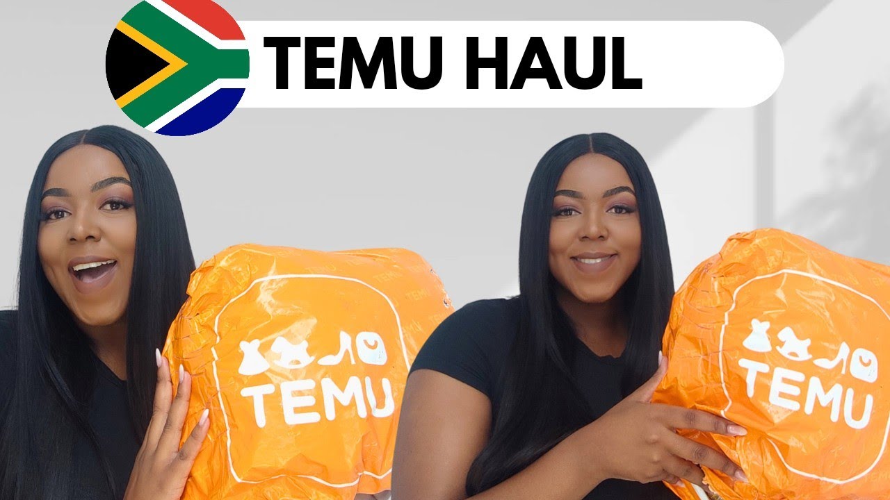 Примерка одежды TEMU | Южноафриканский ютубер