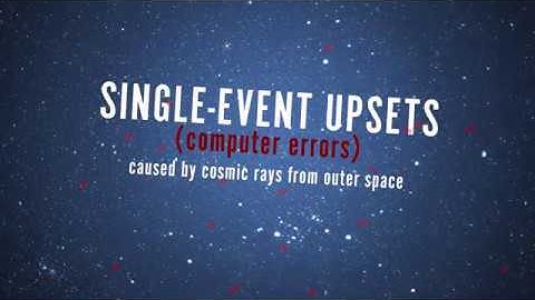 Probing the cosmic causes of errors in supercomputers