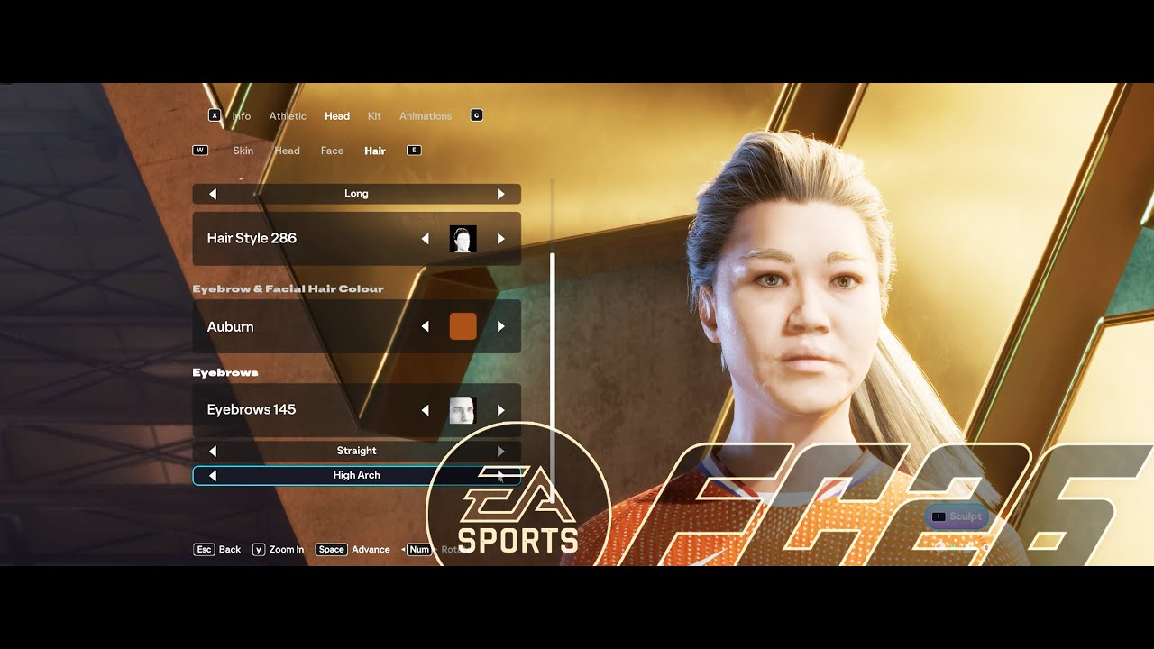 EA SPORTS FC 26 - HOW TO CREATE A FEMALE PLAYER | 2025 [4K] - YouTube