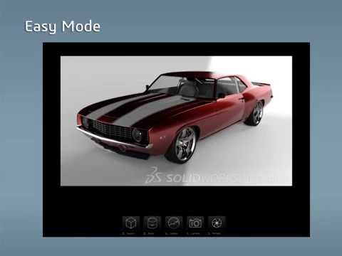 SOLIDWORKS Visualize Tutorial Easy Mode Overview