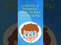 👓 MIOPÍA ≠ HIPERMETROPÍA: ¡DIFERENCIAS CLAVE, TCAE! #SaludVisual #shorts