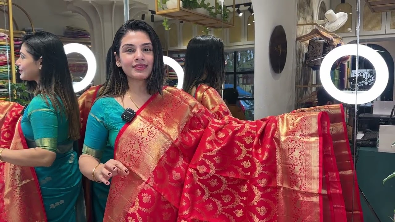 Beautiful Brocade Kanjivaram Special Video , Whatsapp - 9123801186