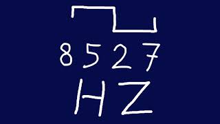 8527 hz square