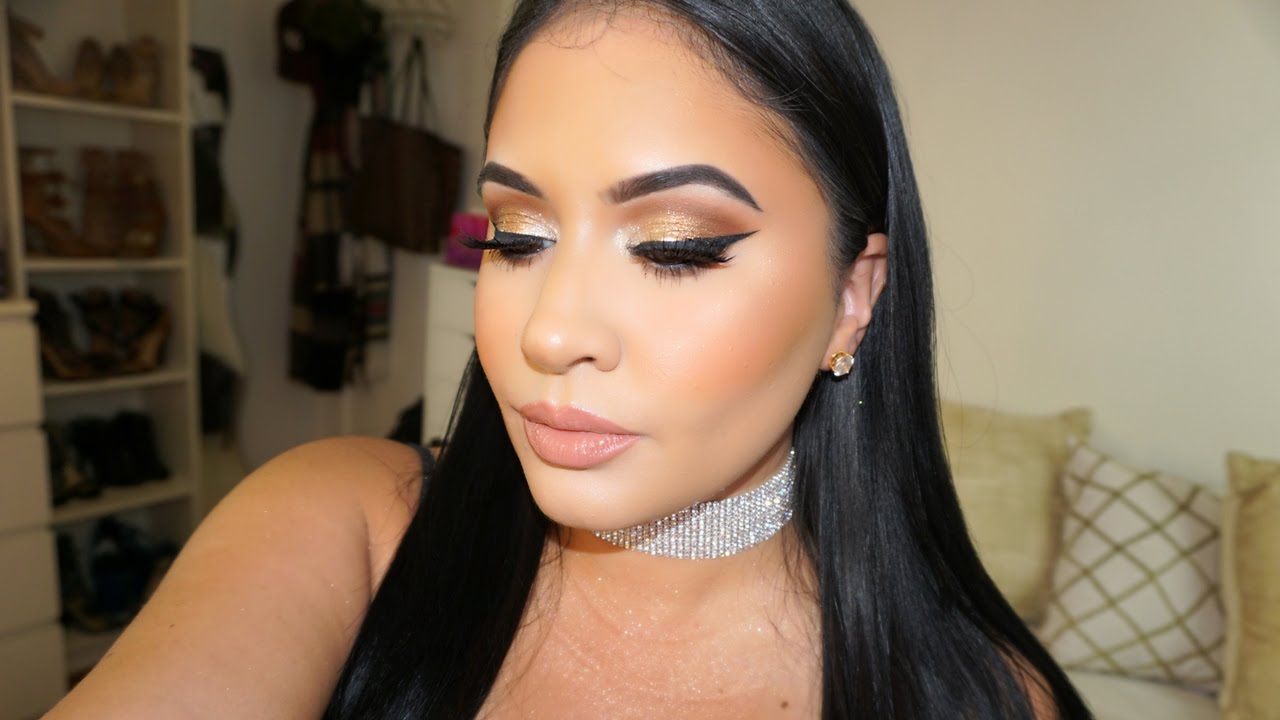 New Years Glam Makeup Tutorial | Mixed Metals