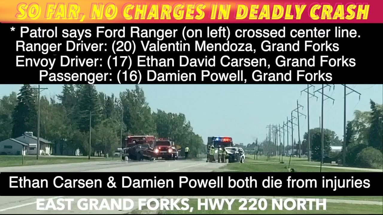 So Far No Charges In Deadly East Grand Forks Crash Youtube