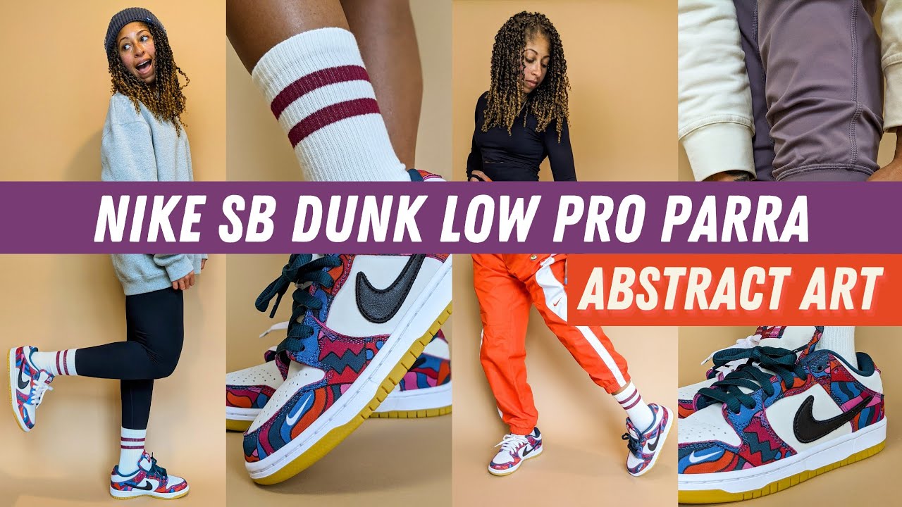 TÊNIS NIKE DUNK LOW PRO SB X PARRA ' ABSTRACT ART ' - Os melhores