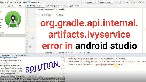 org.gradle.api.internal.artifacts.ivyservice error in android studio