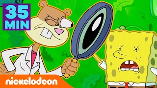 SpongeBob Squarepants | 35 min de beste experimenten van Sandy! | Nickelodeon Nederlands