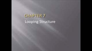 12th standard Computer Application // CHAPTER 7
