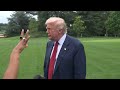 President Trump Gaggles with Press Before Departing the White House, Aug. 1, 2025