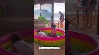 Eser&Berfu Yenenler çifti oğulları Kuzey ve Mete ile tekne tatilinde #shorts #eseryenenler